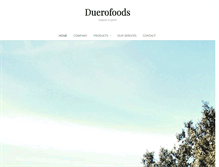 Tablet Screenshot of duerofoods.com